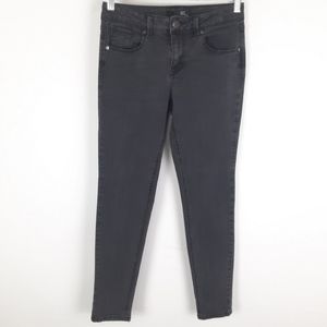 1822 Denim Black Wash Skinny Jeans